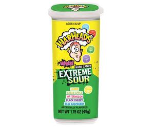 Warheads Mini Size Extreme Sour Hard Candy 1.75oz (49g)