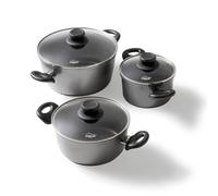 Set di pentole per induzione STONELINE, set di pentole da 6 pezzi con coperchio,