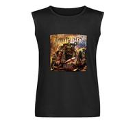 Warkings Reborn Music Sleeveless T-Shirt Man's Fashion Cotton Black Vest Tank Clothes L