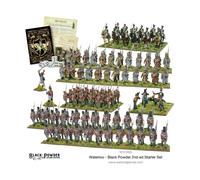 Warlord Black Powder Guerre Napoleoniche Set Di Inizio Waterloo 28M (Nuovo)