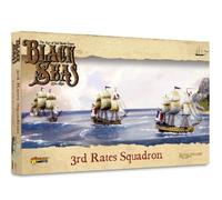 Warlord Black Seas The Age of Sail 3rd Rates Squadron Game - Gioco di ruolo Giochi da tavolo di strategia per adulti, kit di gioco di guerra strategico Age of Sail, gioco di ruolo da tavolo con
