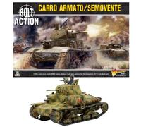 WarLord Bolt Action Carro Armato/Semovente Tank 1:56 Miniature da tavolo - Set di soldati della Seconda Guerra Mondiale in miniatura in plastica verniciabile, da tavolo non verniciato, minifigure