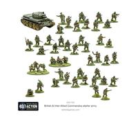 Warlord Bullone Azione Inglese Ar & Inter-Allied Commandos Star Sw (Nuovo)