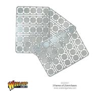 Warlord Games 3 Frames of 25mm Bases