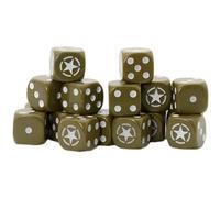 Warlord Games, Allied Star D6 Bolt Action (16) Dice