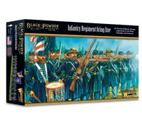 Warlord Games ACW Infantry Regiment Firing - 28mm Scale Miniatures for Black Pow