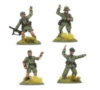 Warlord Games Afrika Korps Plotone Commanders - Miniature in resina scala 28 mm per Bolt Action altamente dettagliate della seconda guerra mondiale