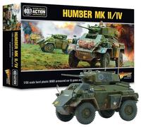 Warlord Games Auto blindata Humber MK II/IV dell'esercito britannico, scala 1:56/28 mm, in plastica, modellino in scala per miniature della Seconda Guerra Mondiale altamente dettagliate
