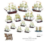 Warlord Black Seas The Age of Sail Spanish Navy Fleet for Black Seas Table Top S