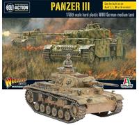 Panzer III Medium Tank - 1:56 / 28mm Plastic Scale Model Tank For Bolt Action by