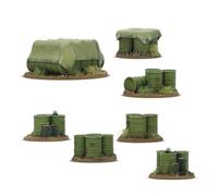 Warlord Games Bolt Action Obiettivo Marker Fuel Dump Scenery Set