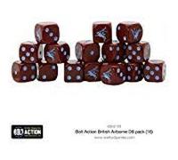 Warlord Games, British Airborne D6 Bolt Action (16) Dice