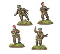 Warlord Games British Airborne Plotone Commanders - Miniature in resina scala 28 mm per Bolt Action altamente dettagliate della seconda guerra mondiale