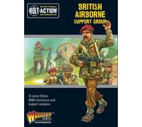 Warlord Games British Airborne Support Group - Miniature in metallo in scala da 28 mm per Bolt Action altamente dettagliate della seconda guerra mondiale per giochi di guerra da tavolo
