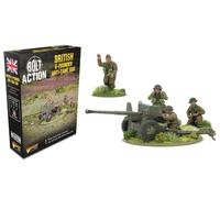 Warlord Games British Army Plastic 6-Pounder Anti-Tank Gun and Crew Miniature Bolt Action