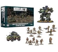Warlord Games British Commonwealth Starter Army per Konflikt 47 miniature in scala 28 mm altamente dettagliate