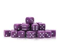 Warlord Games Confezione per dadi D6 da 30 mm, classica da 10 mm (viola)
