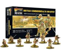 Warlord Games Fanteria del Commonwealth dell'Esercito Britannico - Miniature in plastica Scala 28 mm per Bolt Action Miniature Altamente Dettagliate della seconda Guerra Mondiale per Giochi di Guerra