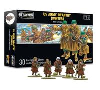 Warlord Games Fanteria dell'esercito americano (inverno) - Miniature in plastica scala 28 mm per Bolt Action miniature altamente dettagliate della seconda guerra mondiale per giochi di guerra da