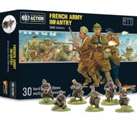 WARLORD GAMES French Army Infantry - 28mm Scale Plastic Miniatures for Bolt Acti