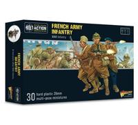 WARLORD GAMES French Army Infantry - 28mm Scale Plastic Miniatures for Bolt Acti