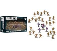 Warlord Games Ghost Infiltrazione Plotone - Miniature in plastica dell'Impero del Giappone per Konflikt 47 miniature altamente dettagliate in scala 28 mm