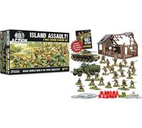 Warlord Games Island Assault - Bolt Action Third Edition Starter Set - Gioco di battaglia di strategia della seconda guerra mondiale da 28 mm, per 2 o più giocatori che utilizzano miniature