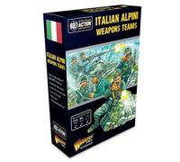 Warlord Games Italian Alpini Weapons Teams - Miniature in scala 28 mm per Bolt Action miniature altamente dettagliate della Seconda Guerra Mondiale per Wargaming da tavolo