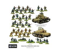 Warlord Games Italian Army & Blackshirts Starter Army - Miniature in plastica scala 28 mm per Bolt Action altamente dettagliate della Seconda Guerra Mondiale per Wargaming da tavolo