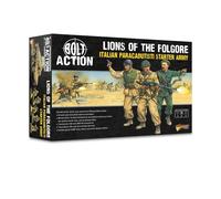 Warlord Games Italian Paracadutisti Starter Army - Miniature in plastica in scala 28 mm per miniature Bolt Action altamente dettagliate della seconda guerra mondiale