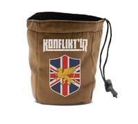 Warlord Games Konflikt '47 - Borsa per dadi del Commonwealth britannico