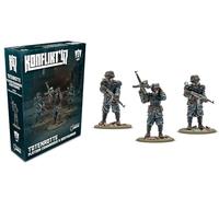 Warlord Games Totenrotte Platoon Commander & Bodyguard - Axis Miniatures per Konflikt 47 miniature altamente dettagliate in scala 28 mm