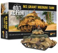 Warlord Games M3 Grant Medium Tank - 1:56 / 28mm British Army Plastic Scale Mode