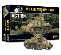 Warlord Games M3 Lee Medium Tank - 1:56 / 28mm US Army Plastic Scale Model Tank