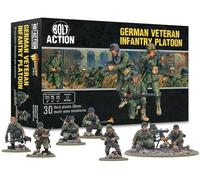 Warlord Games Plotone di fanteria veterani dell'esercito tedesco, scala 28 mm, miniature in plastica per Bolt Action altamente dettagliate della seconda guerra mondiale