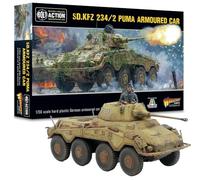 Warlord Games Puma Sd.Kfz 234/2-1:56 - Modellino in plastica blindata per Bolt Action altamente dettagliato della seconda guerra mondiale, 28 mm