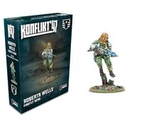 Warlord Games Roberta Wells - Firefly Hero - miniatura degli Stati Uniti per Konflikt 47, altamente dettagliata, scala 28 mm