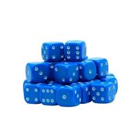 Warlord Games Set di 30 dadi D6 a sei facce, 10 mm, classici (blu)