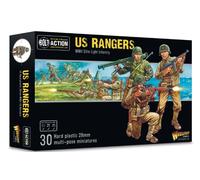 Warlord Games US Rangers Infantry - 28mm Scale Plastic Miniatures for Bolt Actio