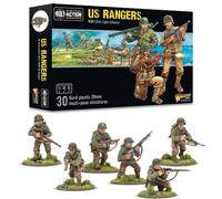 Warlord Games US Rangers Infantry - US Army 28 mm Scale Miniature in plastica per Bolt Action altamente dettagliate Seconda Guerra Mondiale Miniature per Wargaming da tavolo