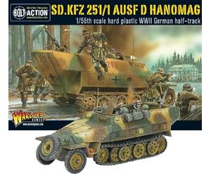 Warlord Sd.Kfz 251/1 ausf D halftrack plastic box set