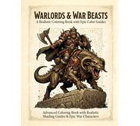 WARLORDS & WAR BEASTS: A Realistic Coloring Book with Epic Color Guides