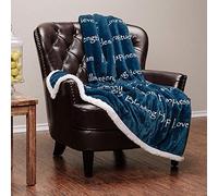 Warm Abbracci positiva energia di guarigione Pensieri Super Soft Plus Fleece Sherpa microfibra Comfort Cura regalo della coperta del tiro - Inspirational Get Well Soon regalo for le donne degli uomini