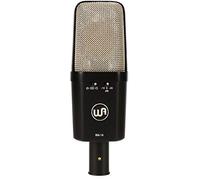 Warm Audio WA-14 - Microfono a condensatore a grande diaframma, nero con griglia d'argento
