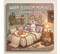 Warm Bedroom Moments Coloring Book: Featuring Adorable Animals & Cozy Scenes