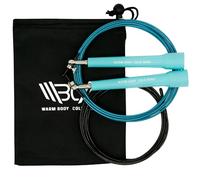 WARM BODY COLD MIND Corda da salto regolabile per uomini e donne, corda da salto veloce, corda da salto per sollevamento pesi, boxe, palestra, sport all'aperto o al chiuso, fitness (Tiffany)