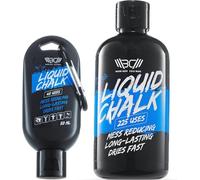 WARM BODY COLD MIND Premium Magnesite Liquida - Liquid Chalk, Magnesio Liquido per Arrampicata Gesso Palestra, Gym Calisthenics Powerlifting Sollevamento Pesi - Anti-Sudore (250+50ml Bianco)