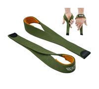 WARM BODY COLD MIND V2 - Coppia di polsiere per sollevamento pesi olimpico, powerlifting, bodybuilding, allenamento funzionale della forza, in cotone resistente, con neoprene