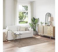 Warm Brown Area Rug 140x200 cm, Soft Wool Fabric Minimalist Design for Living Room and Bedroom, Stain Resistant Indoor Carpet with Cozy Atmosphere, Easy Clean