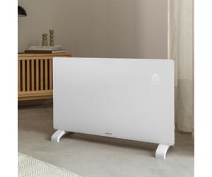 WARM CRYSTAL 2000W - Termoconvettore Elettrico In Vetro Con WiFi Senza Ruote